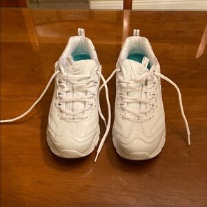 Skechers D'Lites White Sneakers